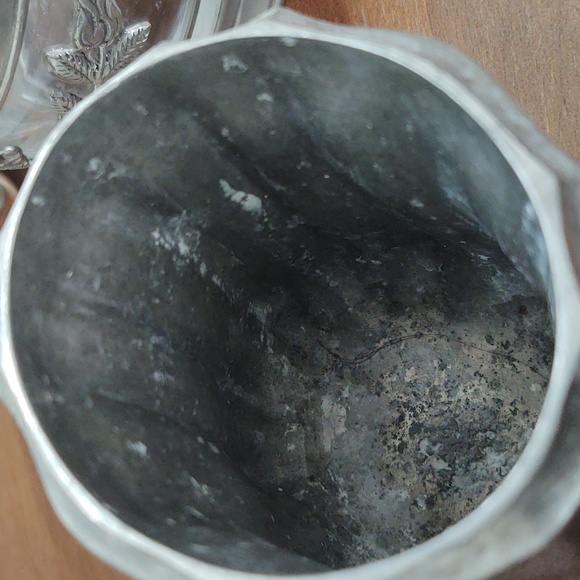 Labrazel SOFIA BRUSH HOLDERLuxury Brush Holder in Italian Pewter - Picture 4 of 4